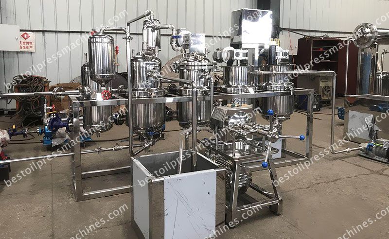 custom-made stainless steel seal oil refinery unit