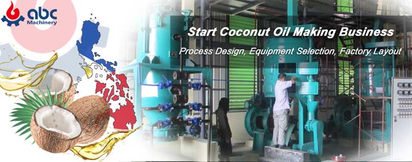 cold pressed rbd coconut copra oil extarction plant setup