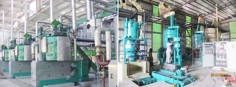 large coconut oil manufacturing plant setup