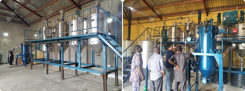 mini cooking oil refinery plant cost