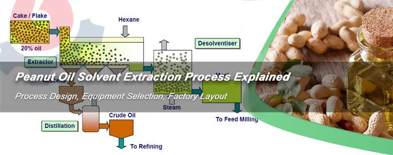 vegetable oil solvent extraction process groundnut oil